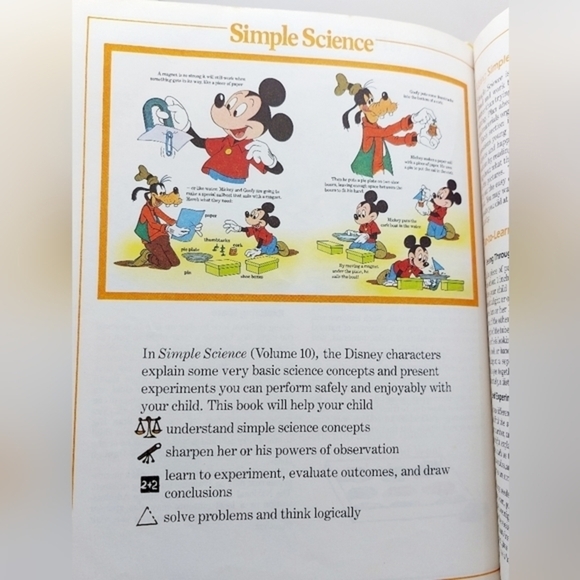 Vintage 1983 Disney Learning Book for Children - Picture 8 of 8